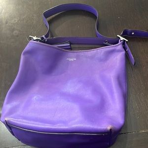 Coach leather handbag
